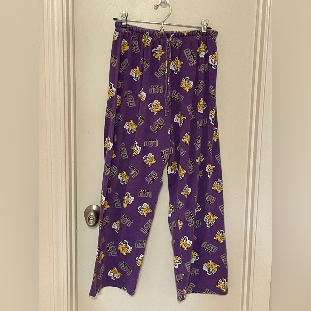 WOMEN’S LSU TIGERS DRAWSTRING PAJAMA PANTS